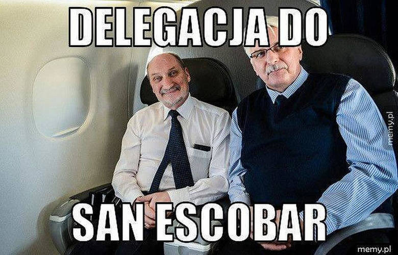 "San Escobar" i Waszczykowski [MEMY] Internet kpi po wpadce ministra spraw zagranicznych 