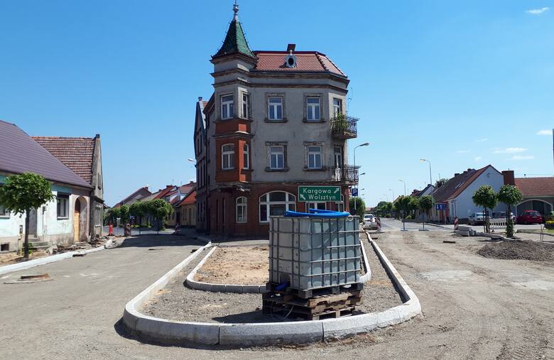 W Babimoście trwa przebudowa ulic Piłsudskiego i Sulechowskiej wraz z przebudową skrzyżowania ulic Kargowskiej i Wolsztyńskiej gdzie powstanie rondo