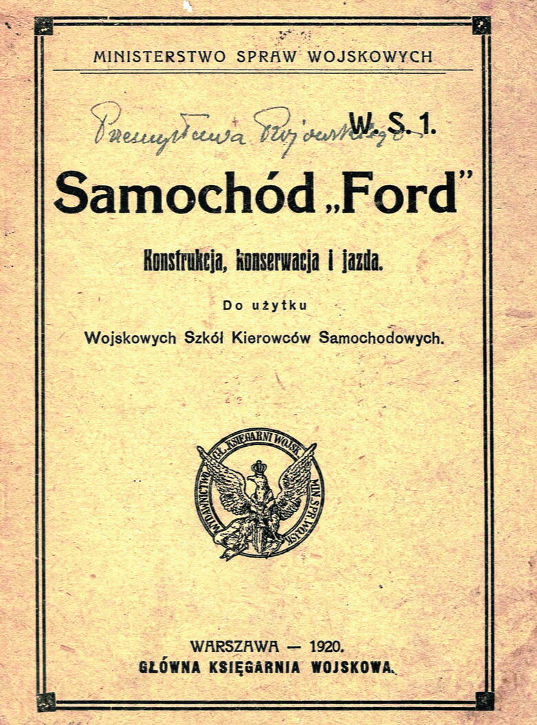 Broszura Ministerstwa Spraw Wojskowych z roku 1920 Fot: Ze zbiorów autora