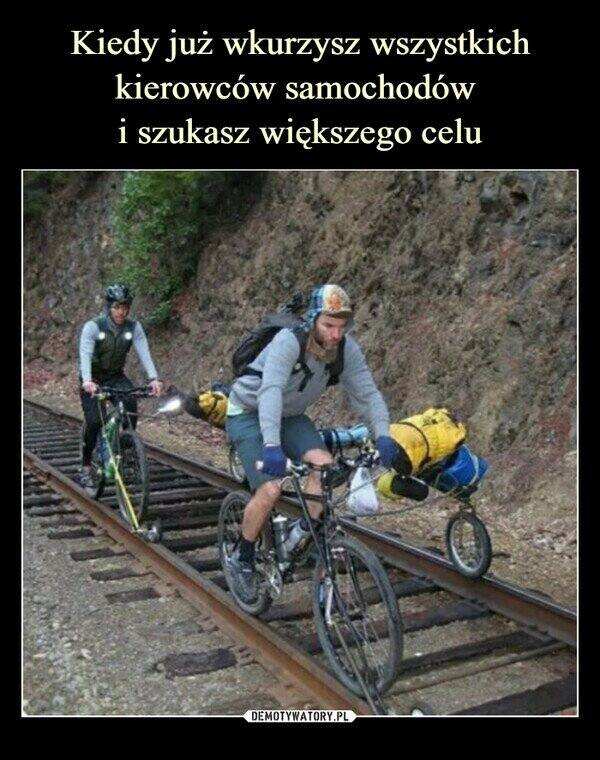 Memy o rowerzystach!
