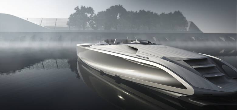 Peugeot Design Lab - koncepcyjna łódź motorowa, Fot: Peugeot