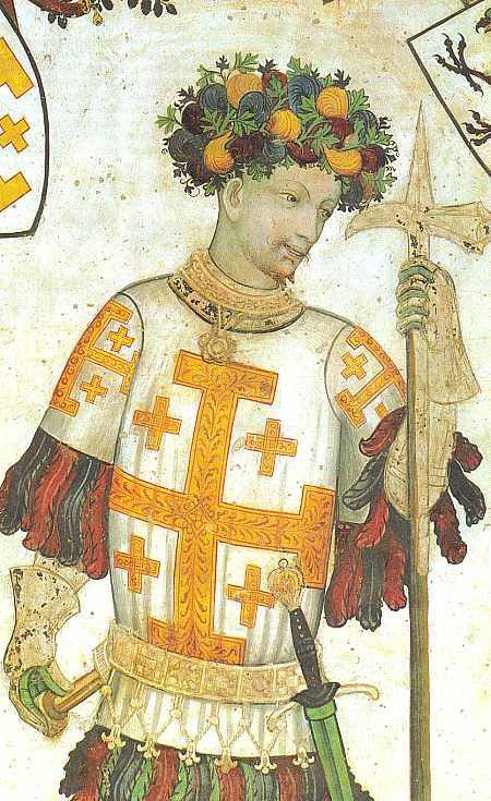 Gotfryd z Boullion - późniejszy pierwszy władca Królestwa Jerozolimskiego