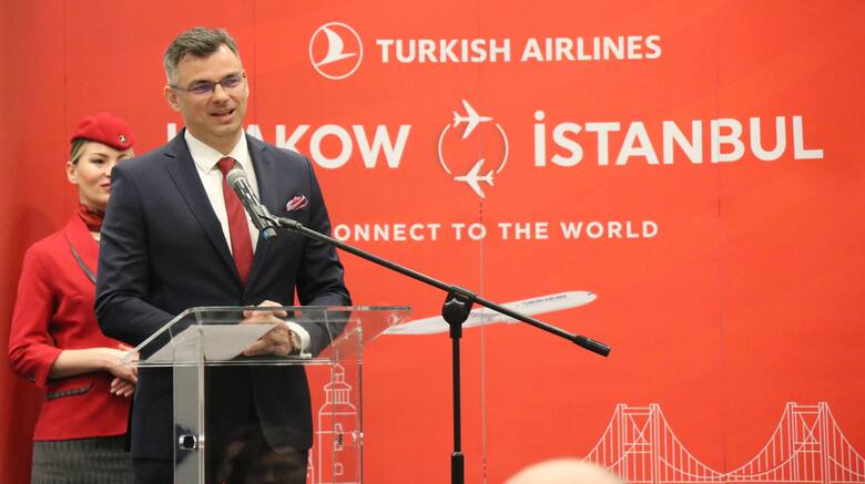 - Jestem bardzo zadowolony i dumny, że stolica Małopolski ma wreszcie połączenie ze Stambułem – mówi Radosław Włoszek, prezes Zarządu Kraków Airport