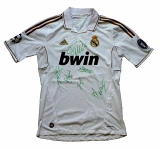 Koszulka Realu Madryt z podpisami m.in. Cristiano Ronaldo