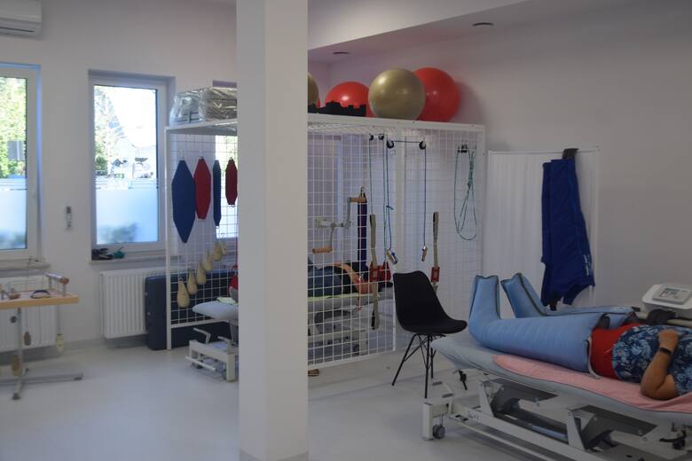 W rozbudowanym Ośrodku Zdrowia w Przytyku powstała rehabilitacja ze sprzętem do ćwiczeń