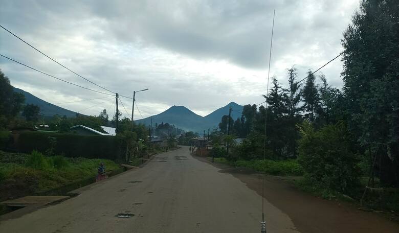 Wulkany na pograniczu Rwandy, Ugandy i Dem. Rep. Konga