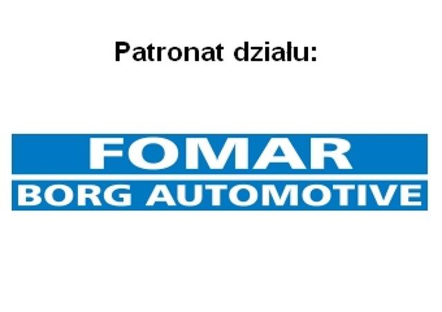 Patronat działu: Fomar Borg Automotive