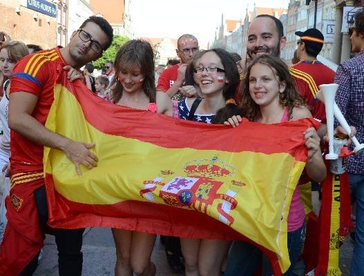 Fani Hiszpanii zasiedli również przed telewizorami
