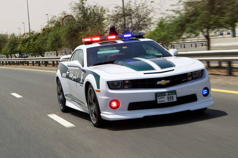 Chevrolet Camaro SS Dubai Police Car Fot: Chevrolet