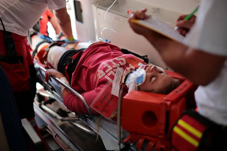 Ponad 10 osób poszkodowanych w wypadku masowym w Skierniewicach - ćwiczenia [ZDJĘCIA]