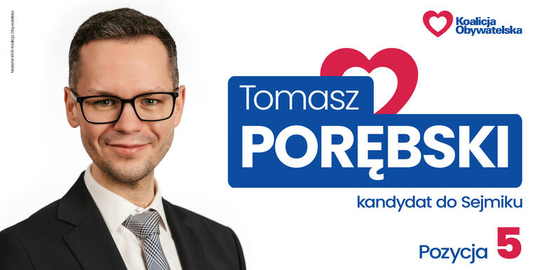 Tomasz Porębski Kandydat do Sejmiku Województwa Świętokrzyskiego