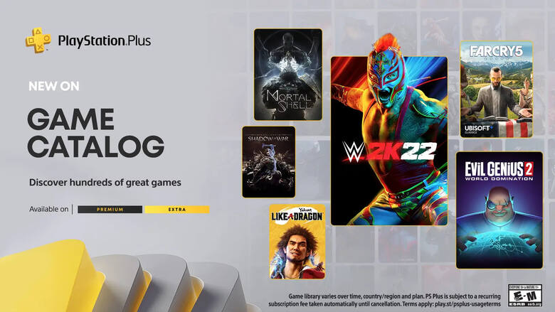 22 nowe gry w PS Plus Extra i Premium na grudzień 2022