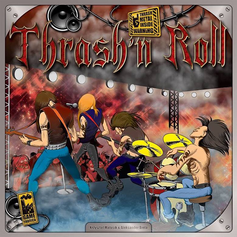Ilustracje gry „Thrash’n Roll”