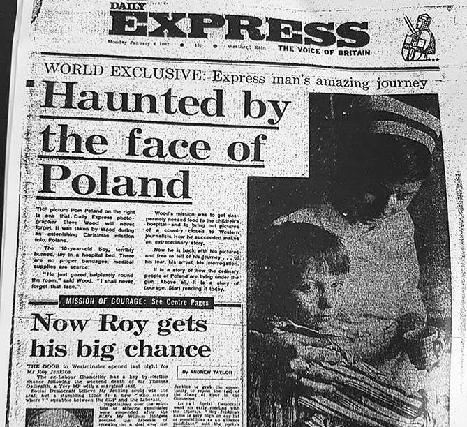Na początku 1982 roku w angielskiej gazecie ukazało się zdjęcie małego Zdzisława Rygla. Inna fotografia z sesji dla „Daily Express” znalazła się na wystawie „My też byliśmy dziećmi” 