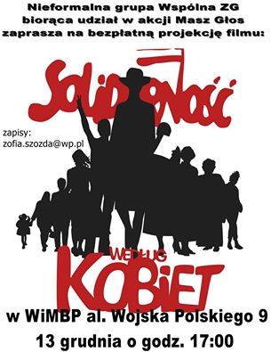 plakat filmu solidarność