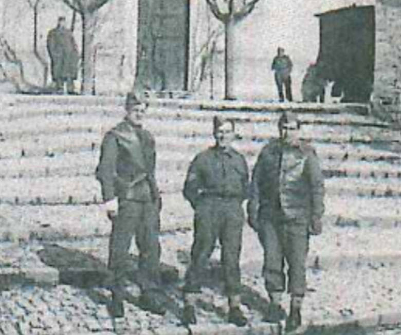 1944 r. Konstanty Bączkowski z kolegami już w armii generała Władysława Andersa, do której trafił po internowaniu w Rumunii