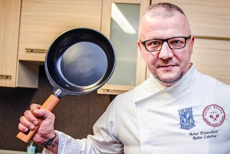 Artur Dzierzbicki był szefem kuchni największych polskich hoteli, mógł gotować dla polskiej ambasady w Portugalii, ale wybrał codzienną pracę z Lechem Poznań