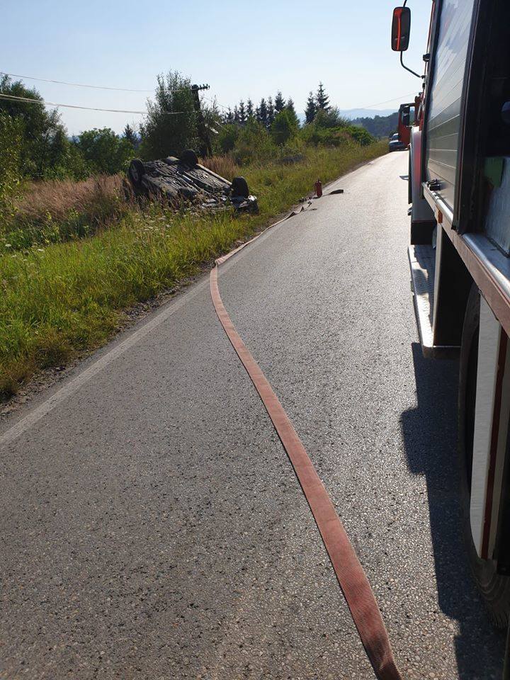 Groźny wypadek na drodze w Stroniu