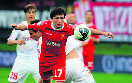 Nika Dzalamidze zdobył tylko jednego gola dla Widzewa. 