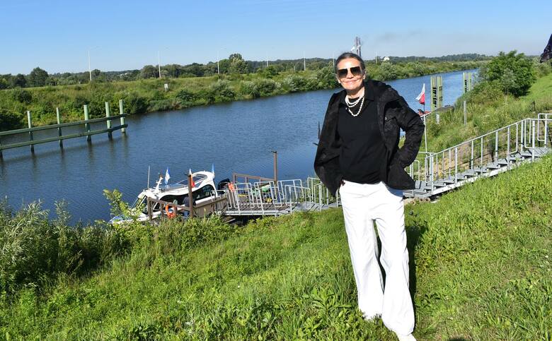 Na pokładzie łodzi "Nadzieja" w rejsie z Oświęcimia do Krakowa płynęła m.in. znana fotografka i modelka Lidia Popiel