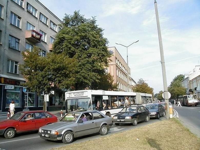 Ulica Lipowa w latach 90-tych
