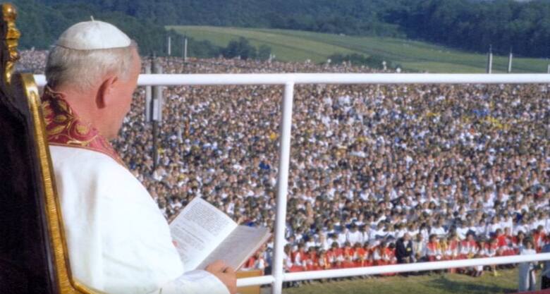 Jan Paweł II na Górze Świętej Anny był z wizytą 21 czerwca 1983 roku.