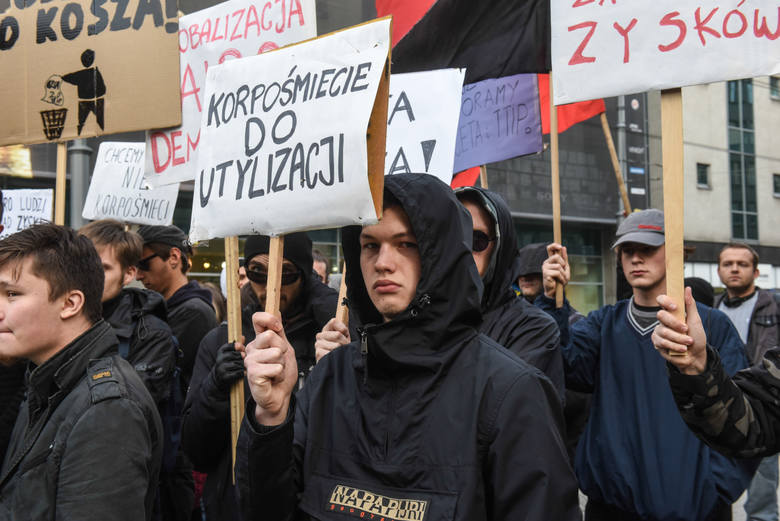 Protest przeciwników CETA w Poznaniu