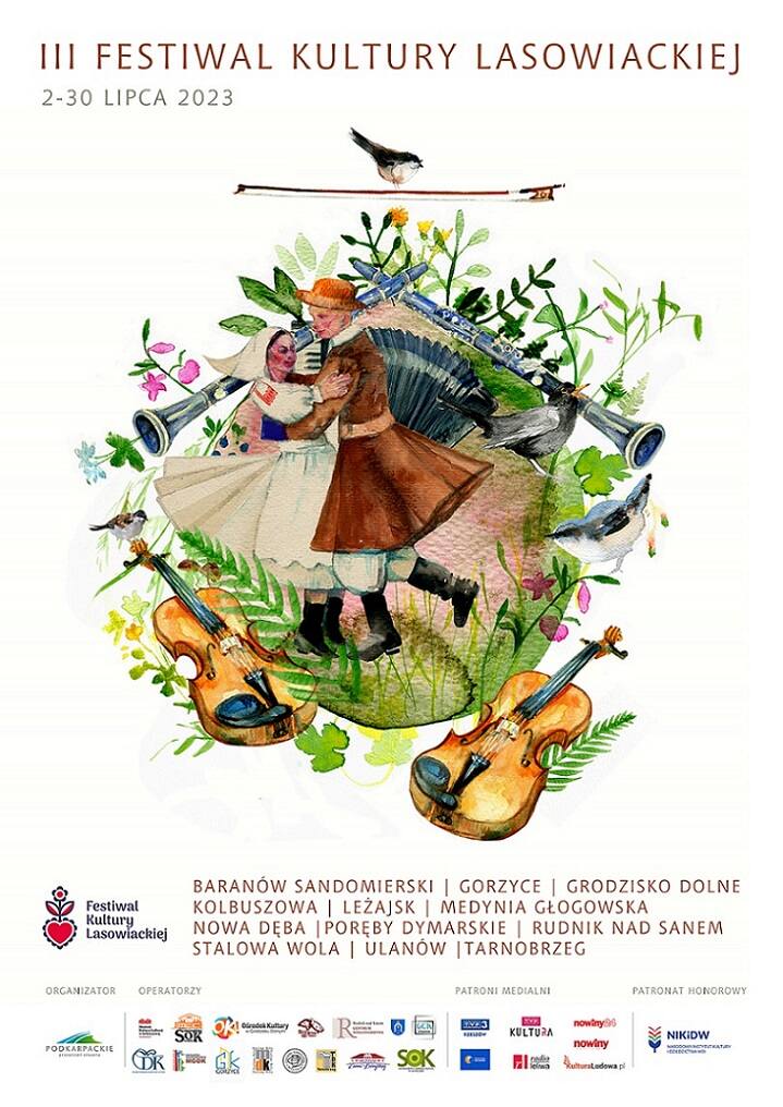 Program III Festiwalu Kultury Lasowiackiej w Gorzycach w sobotę 8 lipca