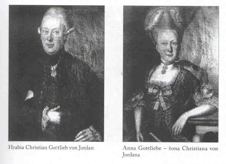 Christian Gottlieb von Jordan z żoną Anną Gottlieb.