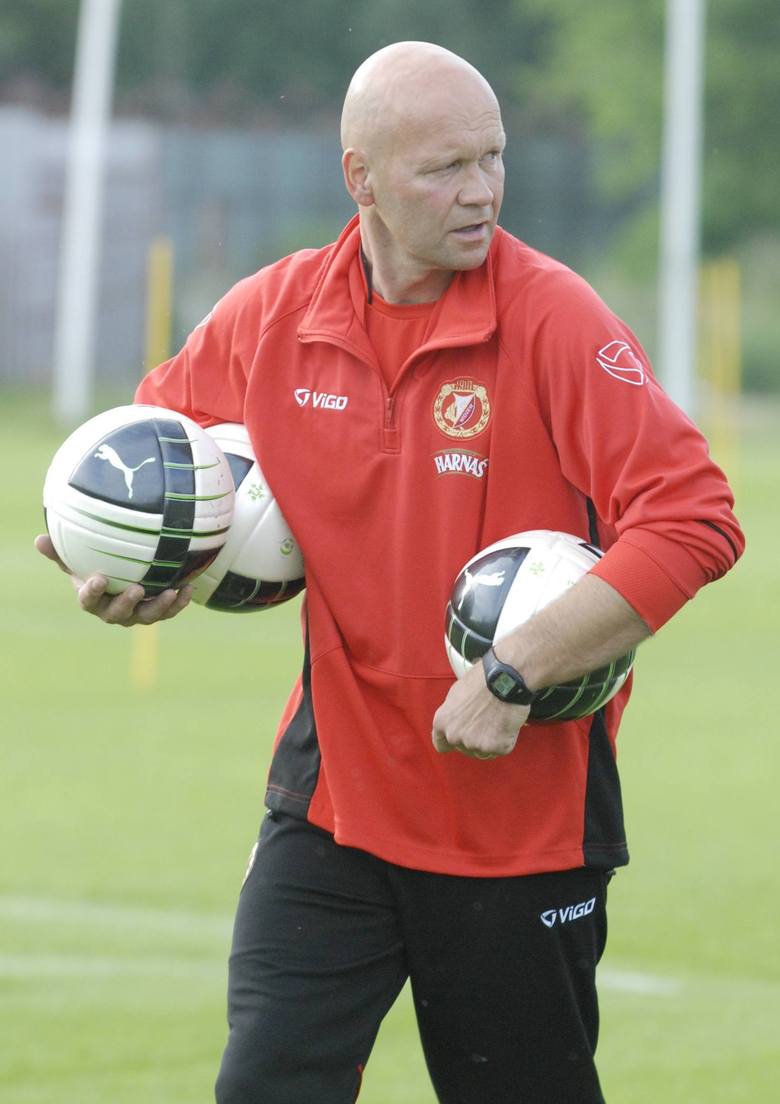 Andrzej Woźniak jest trenerem bramkarzy Widzewa.