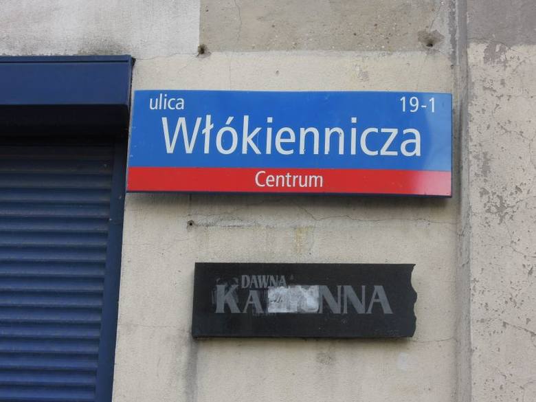 Obrazki z ulicy Kamiennej  - dziś ul. Włókiennicza.
