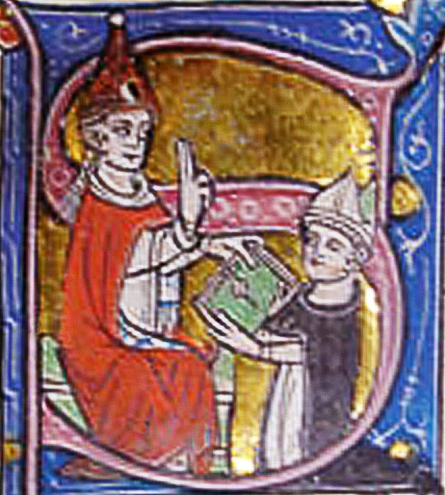 Papież Jan XXII wynosi Bernarda Gui do godności biskupa Lodève w 1324 roku