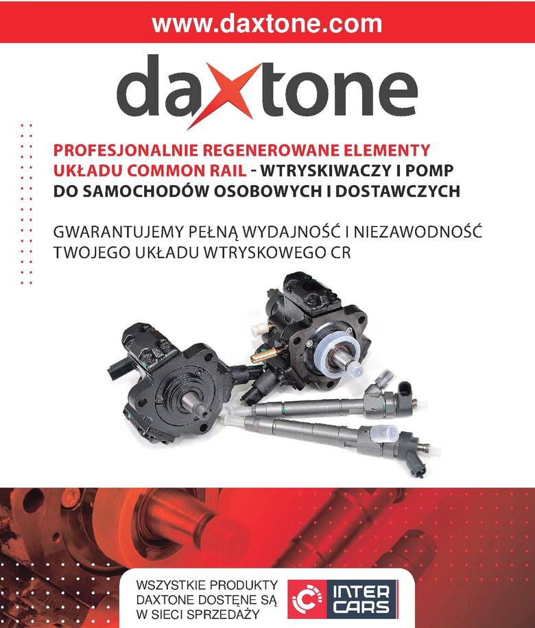 Daxtone - regenerowane wtryskiwacze Common Rail i pompy