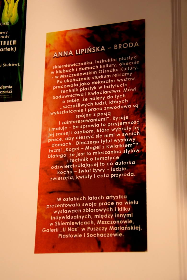 Wernisaż wystawy Anny Lipińskiej-Brody w Akademii Twórczości w Skierniewicach [ZDJĘCIA, FILM]