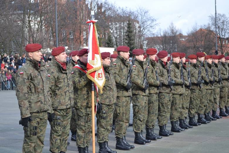 Przysięga wojskowa w Gliwicach
