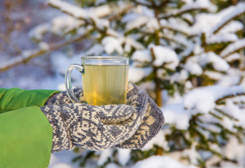 Bazą tego zimowego naparu jest m.in. zielona herbata, która wspomaga metabolizm oraz proces odchudzania, świetnie działa na skórę i pamięć, a jednocześnie