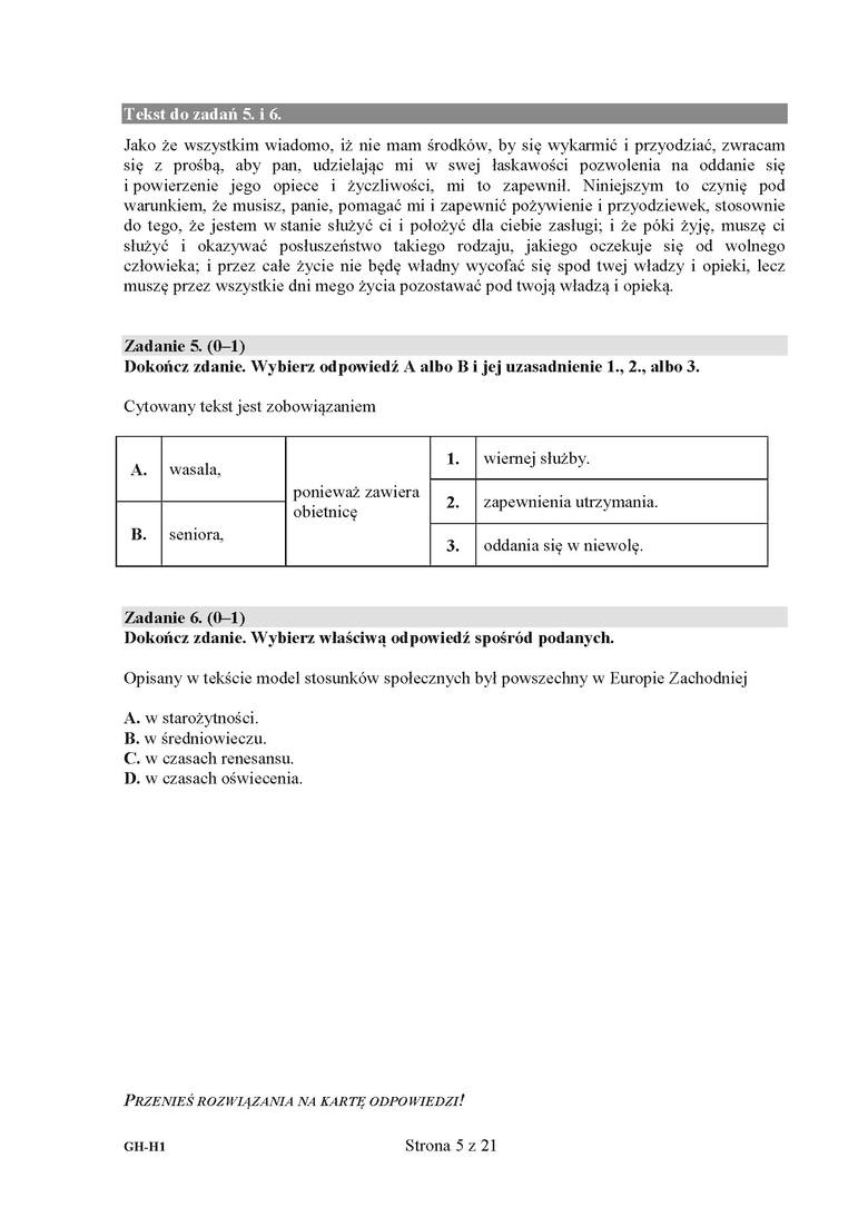 Egzamin gimnazjalny 2015 ARKUSZE PDF + ODPOWIEDZI Babilon, Euro [HISTORIA, WOS, POLSKI]