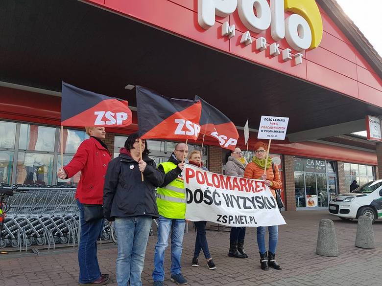 12 marca byli pracownicy Polomarketu znów protestowali. Gdzie i dlaczego?