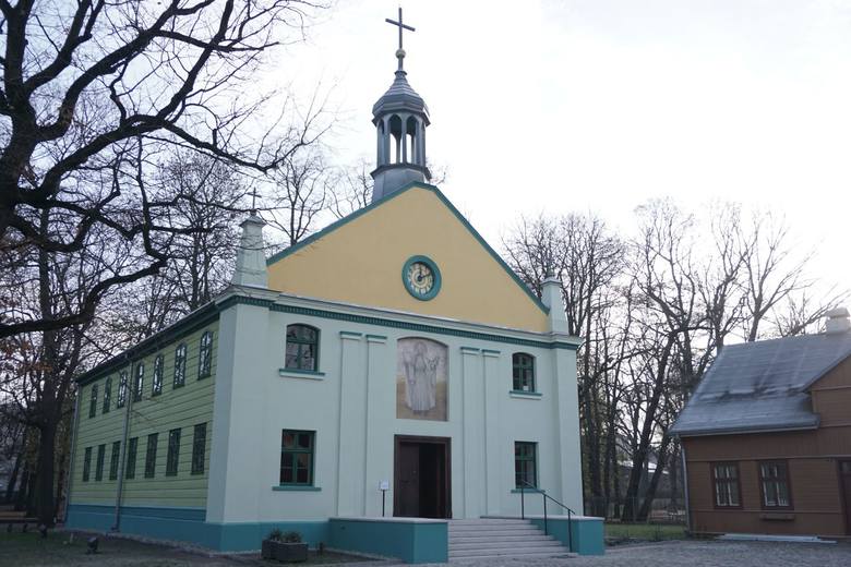 Kościół pw. św. Andrzeja Boboli w Skansenie Łódzkiej Architektury Drewnianej Centralnego Muzeum Włókiennictwa