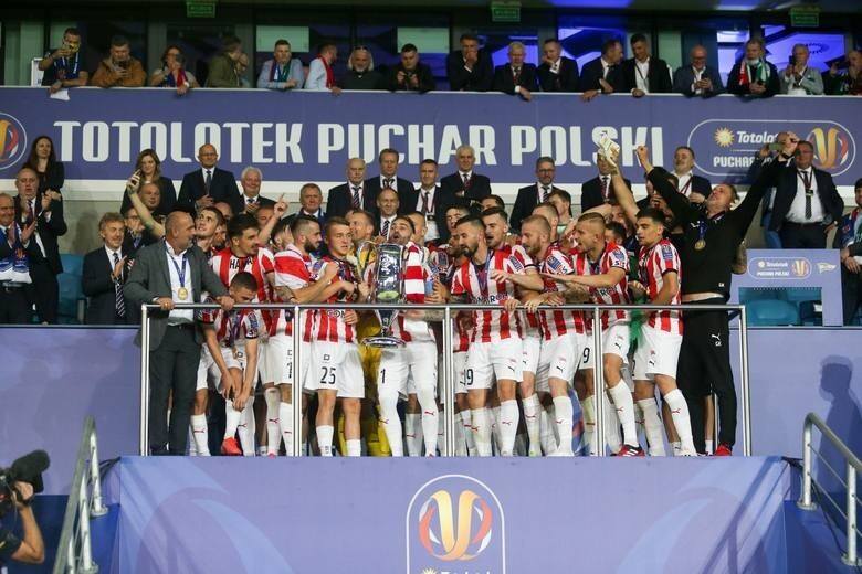 Tak Cracovia świętowała zdobycie Pucharu Polski