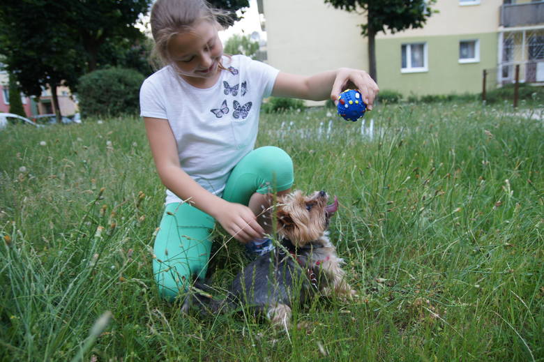 Oliwia Bąkiewicz chętnie pobawiłaby się ze Spajkim w psim parku