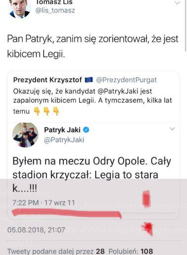 Patryk Jaki oskarża sztab Rafała Trzaskowskiego o sfałszowanie wpisu na Twitterze. Kandydat PiS oczekuje przeprosin