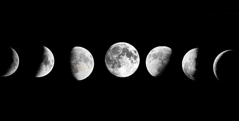 Księżyc przechodzi od nowiu przez pierwszą kwadrę do pełni. Potem zaczyna go ubywać. Kiedy widać jego połowę i mniej - to trzecia kwadra. Cały cykl trwa
