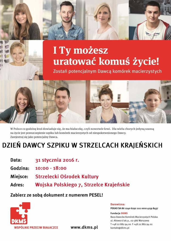 Fundacja DKMS zbiera potencjalnych dawców szpiku kostnego w całej Polsce