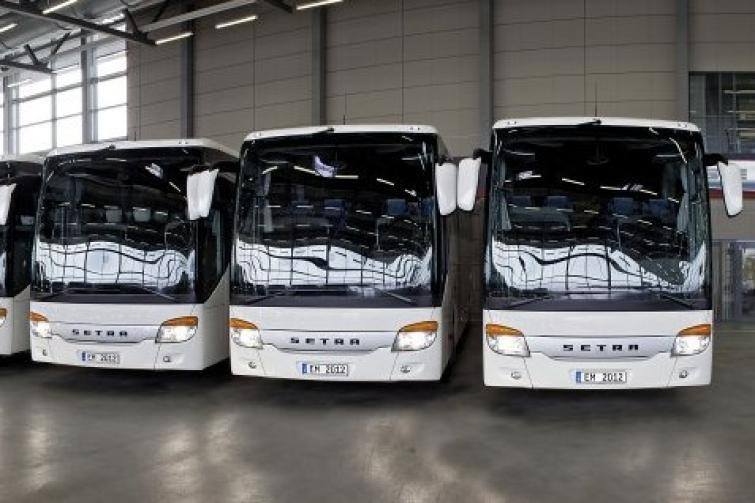 Autobusy Setra dla piłkarzy na Euro 2012. Zobacz film