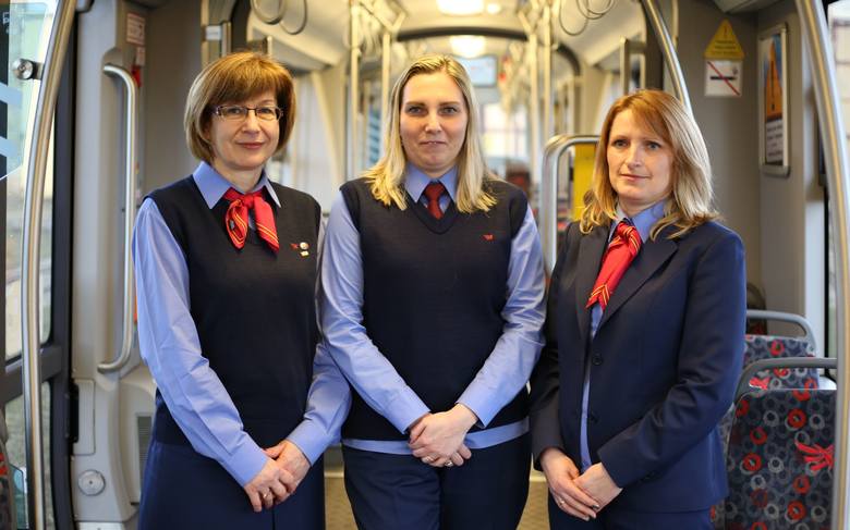 Małgorzata Zuchmańska, Agnieszka Kruk i Renata Paradowska wożą łodzian tramwajami.