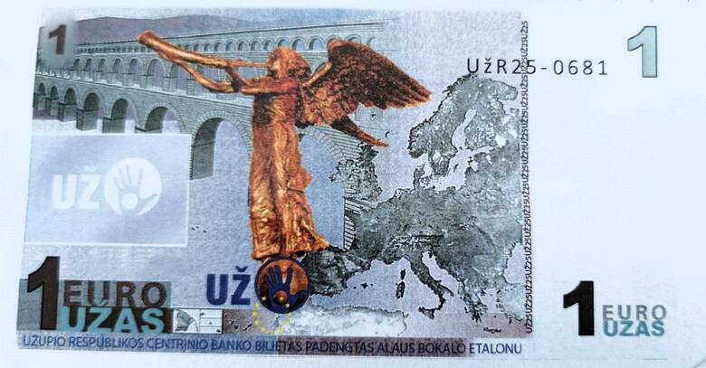 Banknot EuroUzas - recto