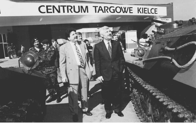 Pierwsza hala Centrum Targowego Kielce, 1992 r.
