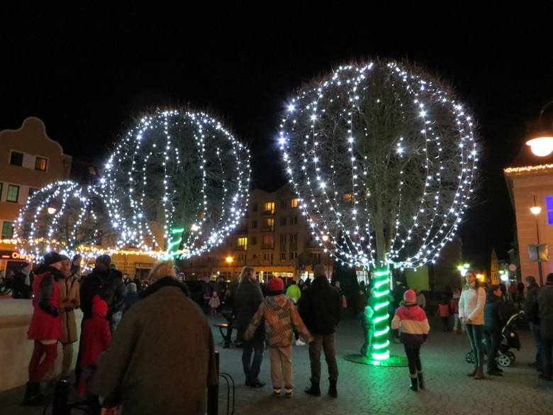 Świąteczna iluminacja w Żaganiu