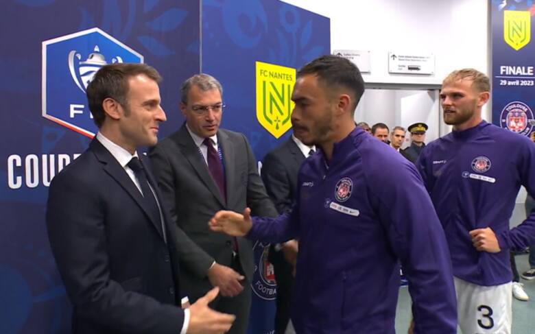 Prezydent Francji, Emmanuel Macron życzył piłkarzom obu finalistów powodzenia i dobrej gry